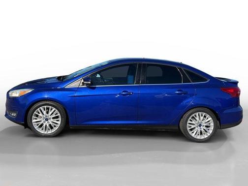 Blue 2015 Ford Focus Titanium