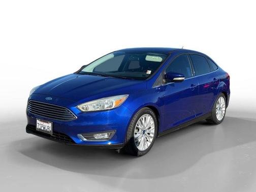 Blue 2015 Ford Focus Titanium