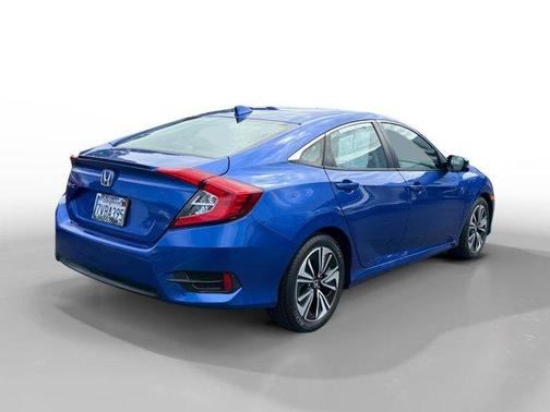 Aegean Blue Metallic 2016 Honda Civic EX-L