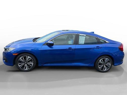 Aegean Blue Metallic 2016 Honda Civic EX-L