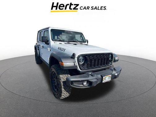 Bright White Clearcoat 2025 Jeep Wrangler Willys