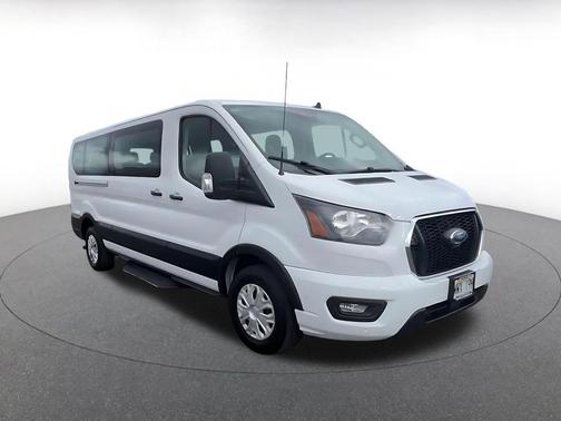 Oxford White 2023 Ford Transit-350 XLT