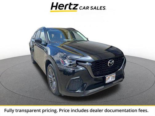 Jet Black Mica 2025 Mazda CX-70 3.3 Turbo Preferred Package