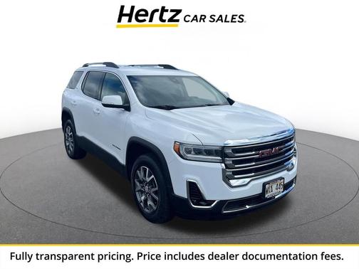 Summit White 2023 GMC Acadia AWD SLT