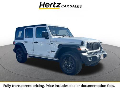 Bright White Clearcoat 2025 Jeep Wrangler Sport S
