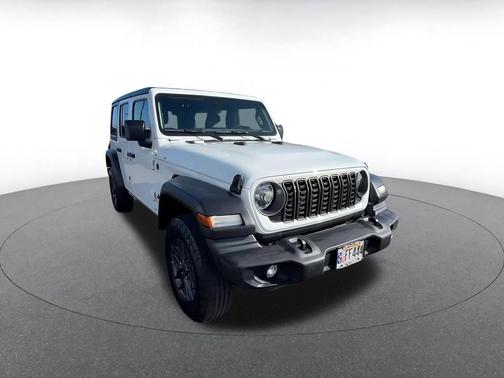 Bright White Clearcoat 2025 Jeep Wrangler Sport S