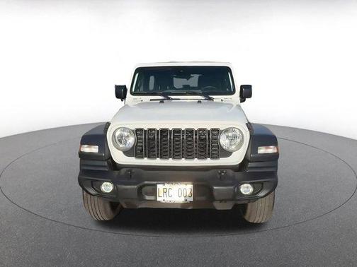 Bright White Clearcoat 2025 Jeep Wrangler Sport S