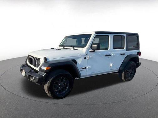 Bright White Clearcoat 2025 Jeep Wrangler Sport S