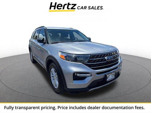 Iconic Silver Metallic 2023 Ford Explorer XLT