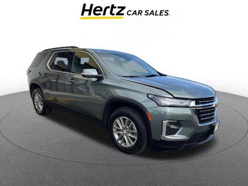 Silver Sage Metallic 2023 Chevrolet Traverse LT Cloth