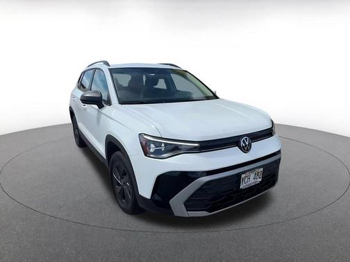 Pure White 2026 Volkswagen Taos S