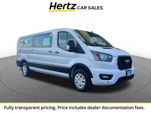 Oxford White 2024 Ford Transit-350 XLT