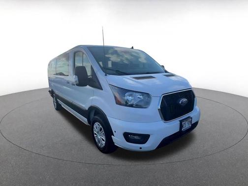 Oxford White 2024 Ford Transit-350 XLT