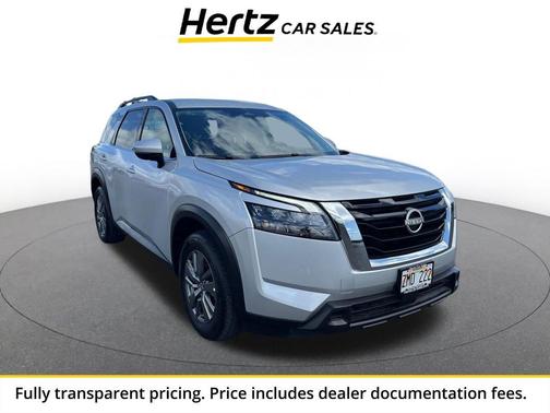 Brilliant Silver Metallic 2024 Nissan Pathfinder SV FWD