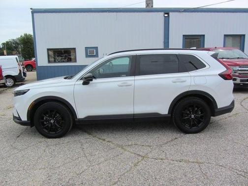 Platinum White Pearl 2024 Honda CR-V Hybrid Sport AWD