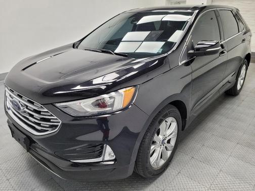 Agate Black Metallic 2021 Ford Edge Titanium