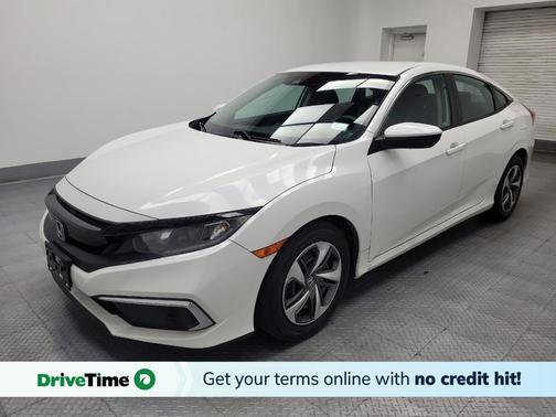 Platinum White Pearl 2019 Honda Civic LX
