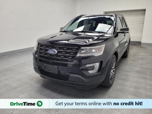 Shadow Black 2017 Ford Explorer sport