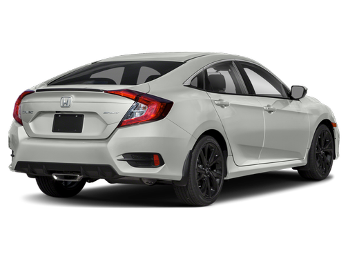 Platinum White Pearl 2021 Honda Civic Sport