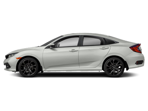 Platinum White Pearl 2021 Honda Civic Sport