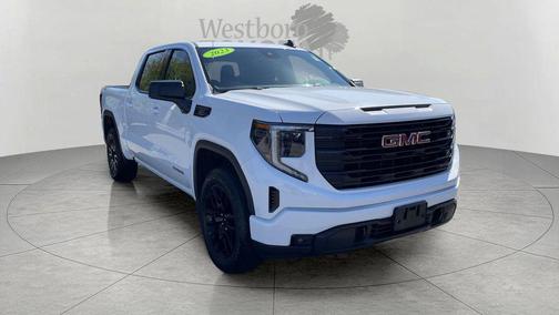 Summit White 2023 GMC Sierra 1500 Elevation