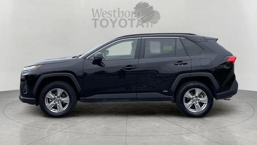 Midnight Black Metallic 2025 Toyota RAV4 Hybrid LE