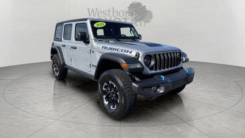 Silver 2024 Jeep Wrangler 4xe Rubicon