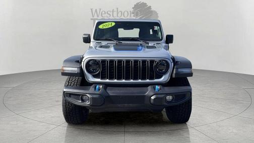 Silver 2024 Jeep Wrangler 4xe Rubicon