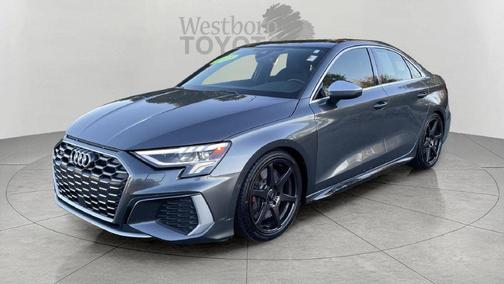 Gray 2023 Audi S3 Premium TFSI quattro S tronic