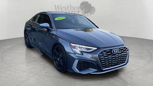 Gray 2023 Audi S3 Premium TFSI quattro S tronic
