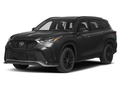 Midnight Black Metallic 2025 Toyota Highlander XSE