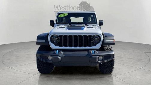 Bright White Clearcoat 2024 Jeep Wrangler 4xe Rubicon