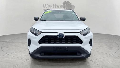 Super White 2020 Toyota RAV4 Hybrid LE