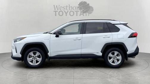 Super White 2020 Toyota RAV4 Hybrid LE