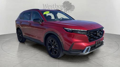 Radiant Red Metallic 2024 Honda CR-V Hybrid Sport Touring AWD