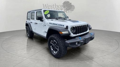 Bright White Clearcoat 2024 Jeep Wrangler 4xe Rubicon