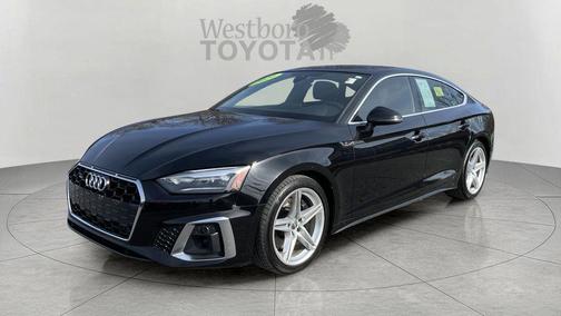 Black Metallic 2021 Audi A5 Sportback 45 S Line Premium
