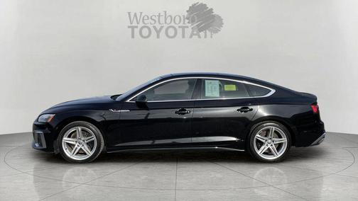 Black Metallic 2021 Audi A5 Sportback 45 S Line Premium