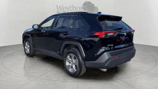 Midnight Black Metallic 2025 Toyota RAV4 Hybrid LE