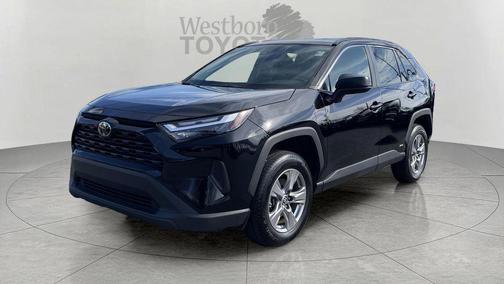 Midnight Black Metallic 2025 Toyota RAV4 Hybrid LE