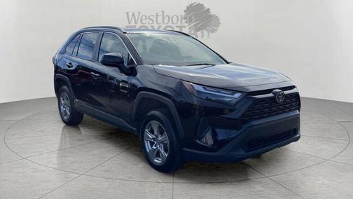 Midnight Black Metallic 2025 Toyota RAV4 Hybrid LE