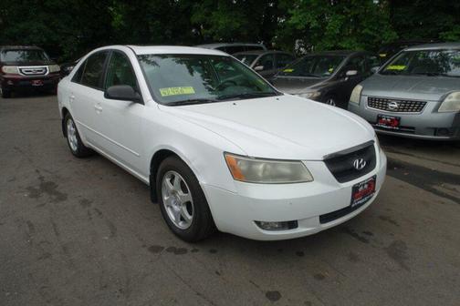 Powder White Pearl 2006 Hyundai SONATA LX