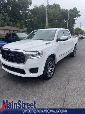 Bright White Clearcoat 2025 RAM 1500 Tungsten