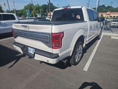 White Platinum Clearcoat Metallic 2016 Ford F-150 Limited