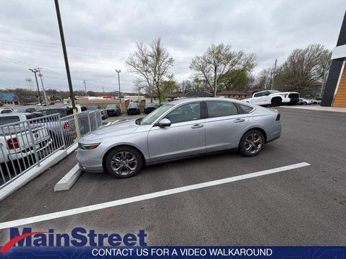 Silver 2024 Honda Accord EX