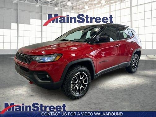 Red 2025 Jeep Compass Trailhawk