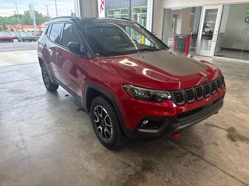 Red 2025 Jeep Compass Trailhawk