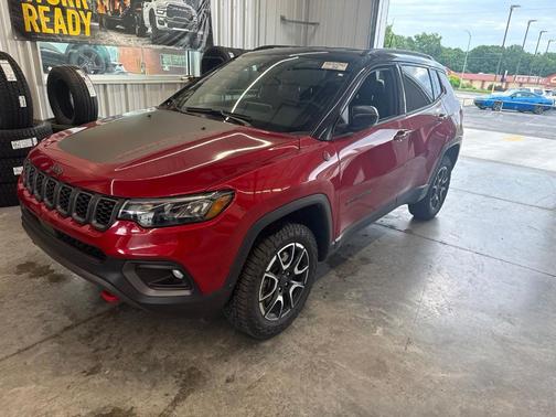 Red 2025 Jeep Compass Trailhawk