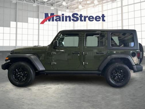Green Clearcoat 2021 Jeep Wrangler Unlimited Sport