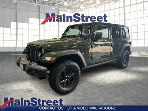 Green Clearcoat 2021 Jeep Wrangler Unlimited Sport